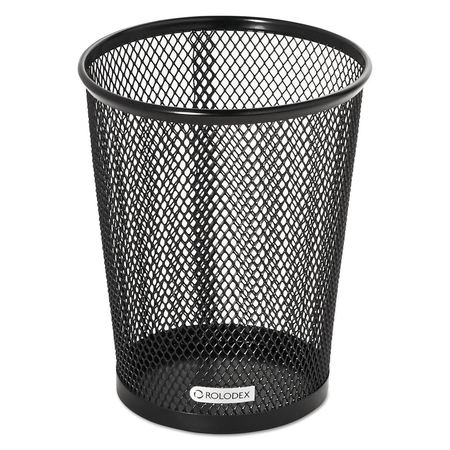 Rolodex Nestable Jumbo Wire Mesh Pencil Cup, 4 3/8 dia. x 5 2/5, Black 62557